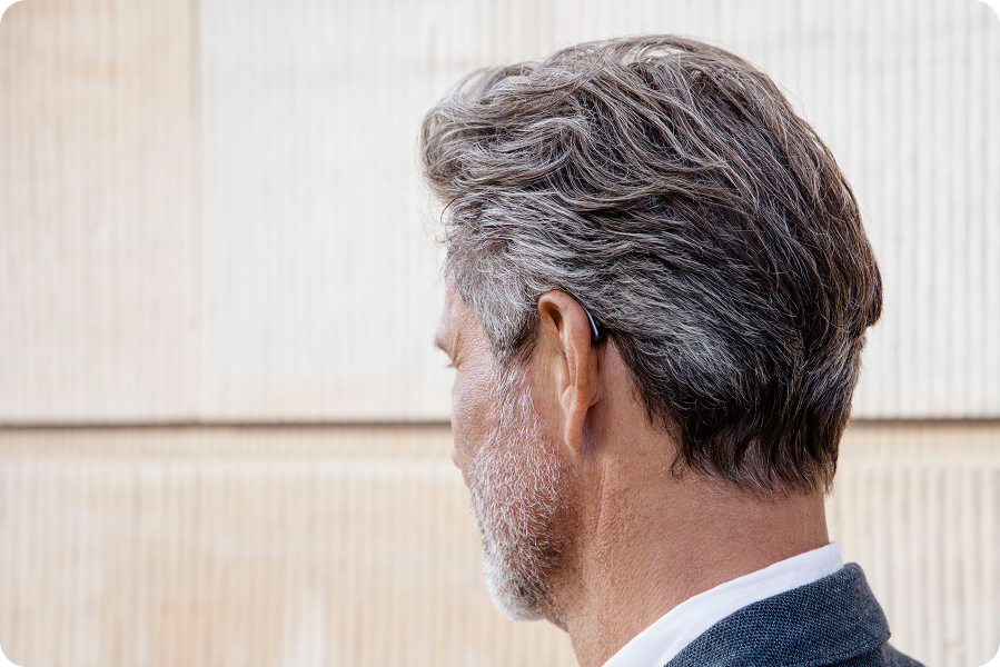 Aides auditives contour d'oreilles