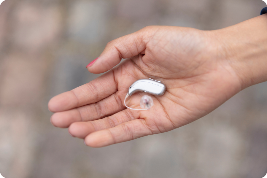 Aides auditives contour d'oreilles